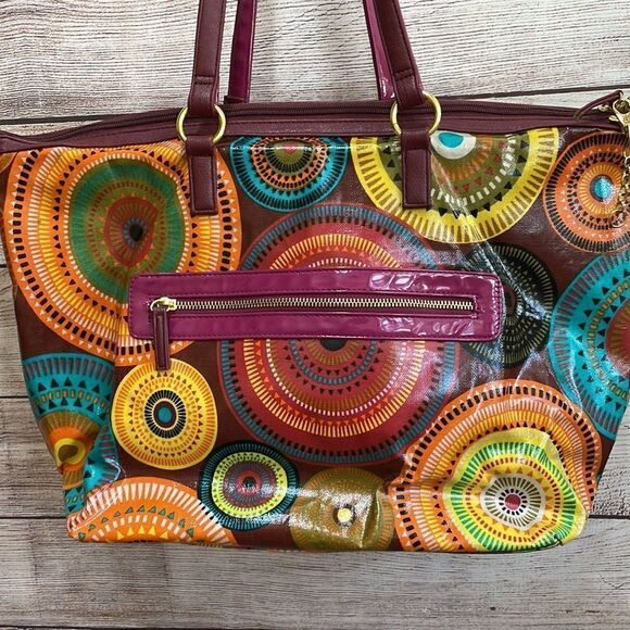 SAM & HADLEY COATED CANVAS TOTE BAG - Picture 5 of 8